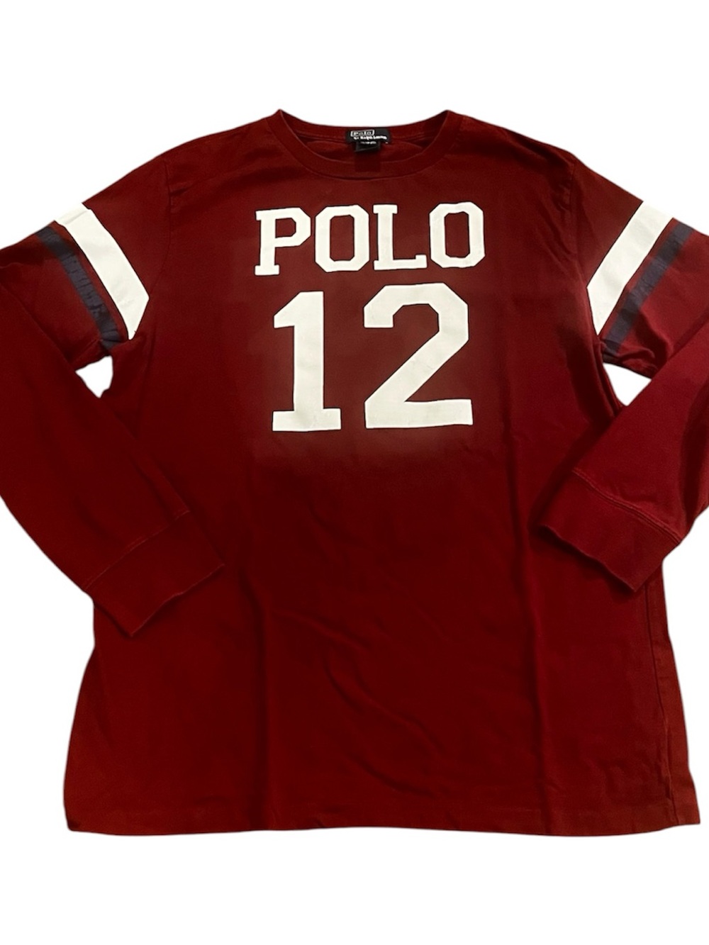 Polo Ralph Lauren Boys XL 18|20 POLO 12 Burgundy Long Sleeve Tee
Preppy